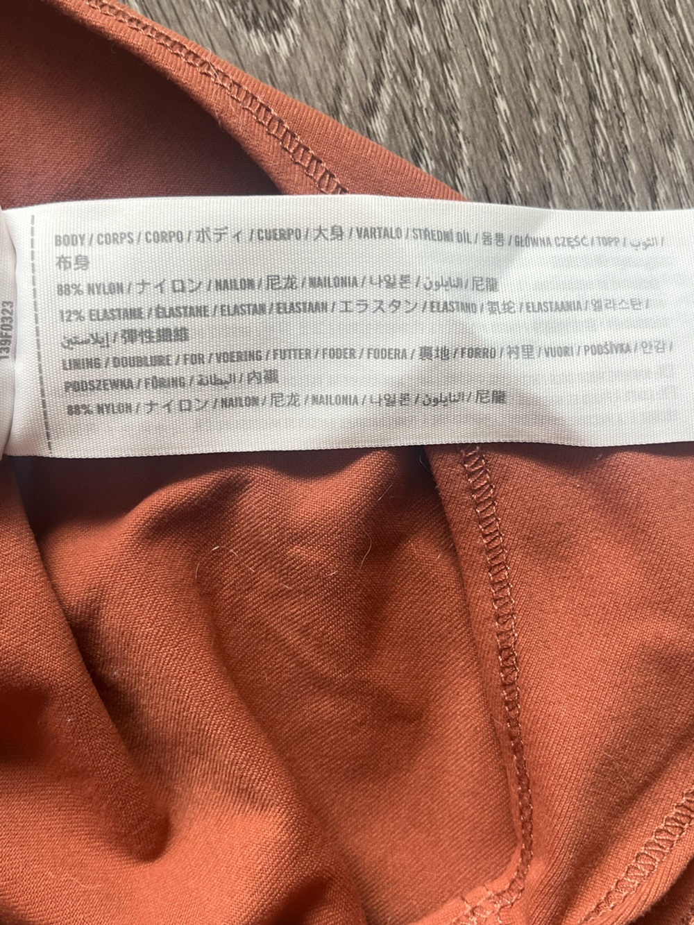 Abercrombie & Fitch Rust Orange/Red Halter Bodysuit - Picture 4 of 6